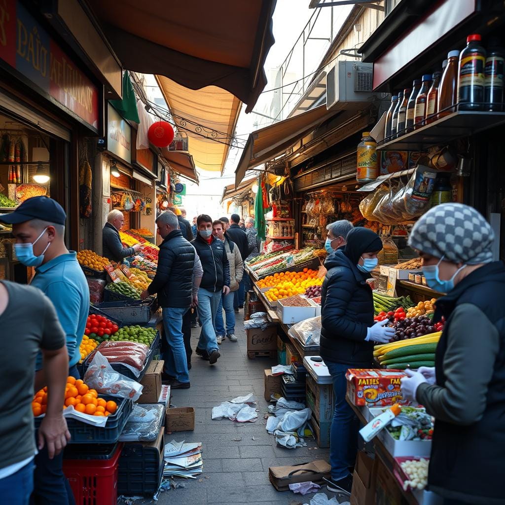 İstanbul'daki Çarşıda Hijyen Krizi: Alışverişte Tehlike Var!